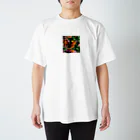 きんにくゆうたろうの花の蜜を吸うチョウ Regular Fit T-Shirt