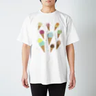 momomamiのアイスクリーム Regular Fit T-Shirt