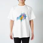 uniyaのえびふらいとソーダ水 スタンダードTシャツ