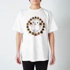 えーしょん【アザラシ・将棋】のアザラシ囲まれ（将棋） スタンダードTシャツ