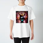 Creative Canvas-くリエイティブキャンバスのディスコボール　踊る　猫 Regular Fit T-Shirt