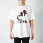 アラミイネコスの踊る犬猫たち Regular Fit T-Shirt