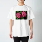 made32kurimuのレッドフラワー🌺 スタンダードTシャツ