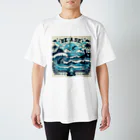 nijinosatoの青い海 Regular Fit T-Shirt