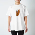 maru-marumochiのリスさん Regular Fit T-Shirt