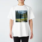 風香る日向の森と湖と山２ Regular Fit T-Shirt