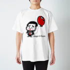 LUCKYMANのオカッパトフウセン。 スタンダードTシャツ