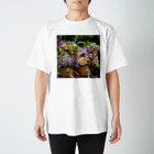 AQUAMETAVERSEの華やかな花が入った花かご　なでしこ1478 スタンダードTシャツ