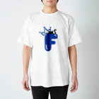 Future Starry Skyの黒猫 Regular Fit T-Shirt