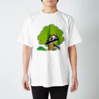 絵本作家・はまのゆかのリスのクルクルの家 Regular Fit T-Shirt