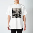 aircooled3の白黒ワーゲン大行列 Regular Fit T-Shirt