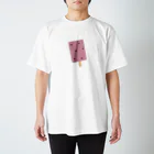 ぴんくのくまとおやつ時間のあずきのアイス スタンダードTシャツ