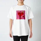 yutakaのハート Regular Fit T-Shirt