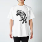 エンドロッコのお店のぴーすふるスリープbyねこ Regular Fit T-Shirt