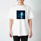 RIKUPANDAのNight Sea Regular Fit T-Shirt