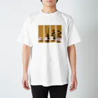 おたま姉妹ハムシャツショップの向日葵とハムスター Regular Fit T-Shirt