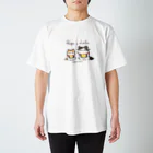 灯さかすの愛猫りりちゃんぽぽちゃん Regular Fit T-Shirt