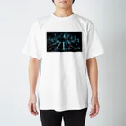 ETOWA_TOWAの未来都市の停電 スタンダードTシャツ