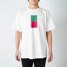 レールファン&スピリチュアルアイテムショップの鉄道カラー風デザイン Regular Fit T-Shirt