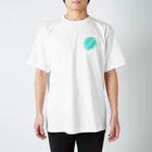 kumainchouのLion power 水色 Regular Fit T-Shirt