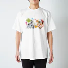 いにゃのゆかいなどうぶつたち Regular Fit T-Shirt