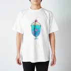 青い風船のアクアリウムクリームソーダ Regular Fit T-Shirt