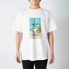 Momotamaのスマホケース：サーファーねこ部長「Wave backs, Come on now.」 スタンダードTシャツ