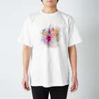 Color Rieのフラワーパワー スタンダードTシャツ