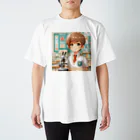 可愛い男の子イラスト販売所　By,keicyanの男の子　中学1年生　科学部 Regular Fit T-Shirt