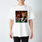 taryoセレクションのカジノでポーカー猫② Regular Fit T-Shirt