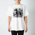 EIKATSU（和風テイスト）の幻獣玄武 No1 Regular Fit T-Shirt