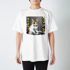 nanamiの三毛猫忙しいアピール中シリーズ Regular Fit T-Shirt