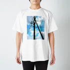 顔面チンパンジーラップのレベルは一般人の夏の晴れた日の空 Regular Fit T-Shirt