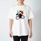 〜たけしゃんのお店〜の自転車アロハパンダ⑤ スタンダードTシャツ