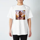 花束娘のDreaming in a Field of Sunflowers Regular Fit T-Shirt