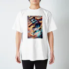 takapoonのPanda Skater スタンダードTシャツ