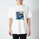 NaturalCanvasのOcean's Smile, Waves of Hope スタンダードTシャツ