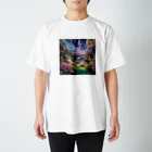 Creative Canvas-くリエイティブキャンバスのお花畑　音楽 スタンダードTシャツ