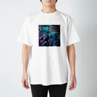 chika_22の羽根の柄 Regular Fit T-Shirt