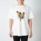 KUSANAGI-YUSAKUのお座りする柴犬チビちゃん Regular Fit T-Shirt