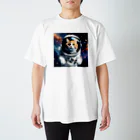 Three Bellsの宇宙飛行猫 Regular Fit T-Shirt