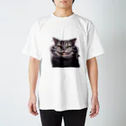 アタオカ1号のAIチェシャ猫 Regular Fit T-Shirt