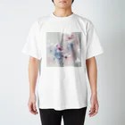 Chi3の水彩画の優雅な花々 Regular Fit T-Shirt