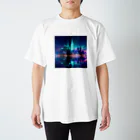 Mysycaの海辺の都市F スタンダードTシャツ