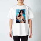 AI美女ワールドのホワイト スタンダードTシャツ