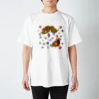 きーうーいーの花にかえましたきーうーいー（背景無し） スタンダードTシャツ