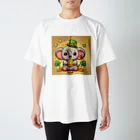 今夏期間限定販売。金福寿神社の知恵と金運を呼び込む動物キャラクターグッズの金運アップだゾウ スタンダードTシャツ