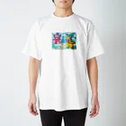 加工食品添加物の夏だ‼️海だ!! Regular Fit T-Shirt