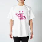 KOHAKUMARUのラーメン大好き I Love Ramen 赤 スタンダードTシャツ