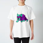 pawrakiyaの猫（（）） スタンダードTシャツ